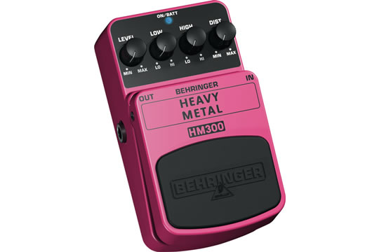Behringer HM300 Heavy Metal Distortion Effects Pedal