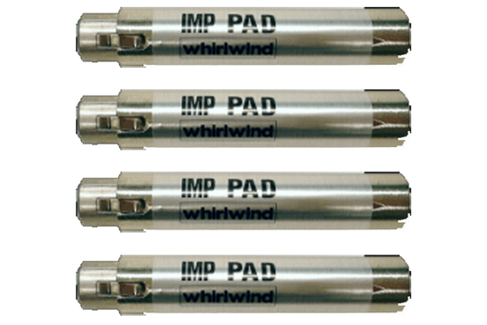 Whirlwind IMP PAD 10dB 20dB 30dB 40dB Mic Pad Bundle
