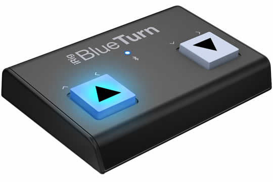 IK Multimedia iRig BlueTurn Compact Backlit Bluetooth Page Turner