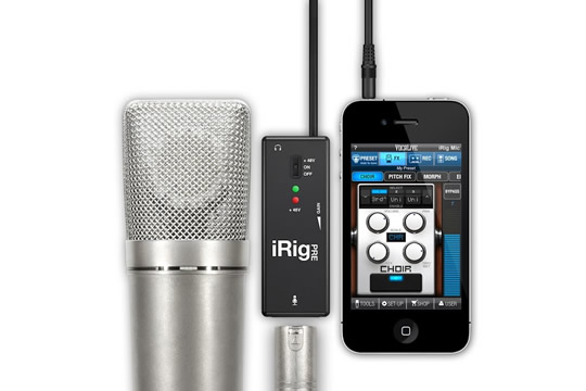 IK Multimedia iRig Pre iPhone iPad iPod Touch Mic Preamp