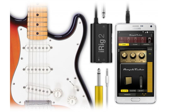 IK Multimedia AmpliTube iRig 2 Guitar Bass Interface