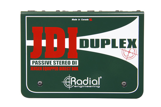 Radial Engineering JDI DUPLEX 2-Channel Stereo Passive DI Box