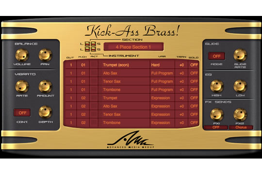 AMG Kick Ass Brass Virtual Instrument (DOWNLOAD)