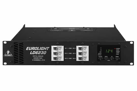 Behringer LD6230 EUROLIGHT Pro 6-Channel DMX Dimmer Pack