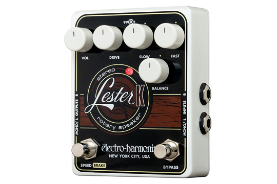 Electro-Harmonix Lester K Stereo Rotary Speaker Emulator Effects Pedal