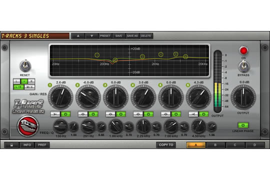 IK Multimedia Linear Phase Equalizer T-RackS 3 Plugin