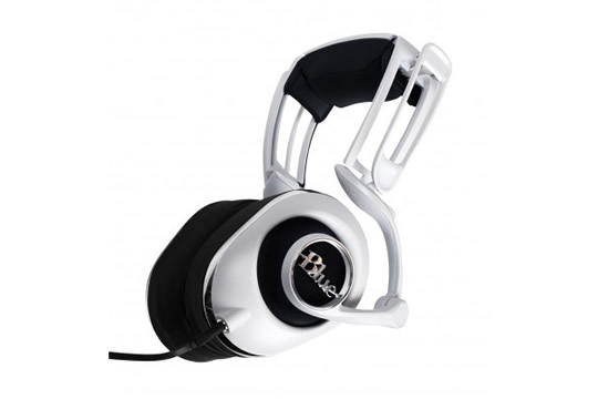 Blue LOLA Sealed Over-Ear HiFi Studio Headphones WHITE