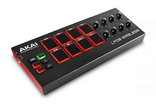 Akai LPD8 WIRELESS USB MIDI Pad Controller