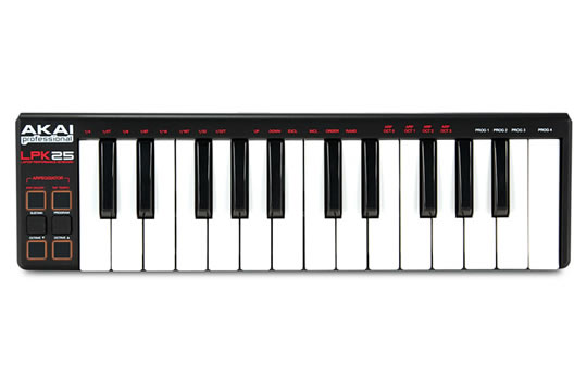 Akai LPK25 USB MIDI Laptop Performance Keyboard