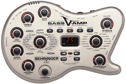 Behringer LX1B Bass V-AMP Amp Modeler Effects Processor