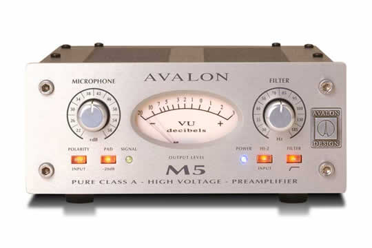 Avalon M5 Pure Class A Microphone Preamplifier