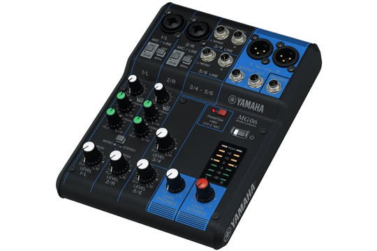 Yamaha MG06 6-Channel Analog Mixer