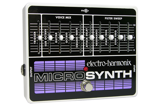 Electro-Harmonix MICROSYNTH Analog Guitar Effects Pedal