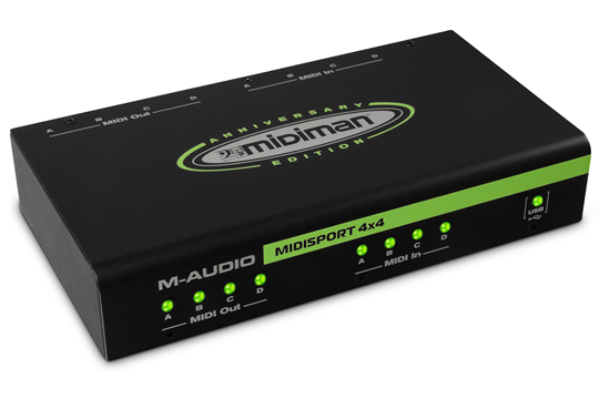 M-Audio MIDISPORT 4x4 Anniversary Edition MIDI Interface