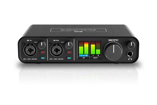 MOTU M2 2x2 USB-C Bus-Powered Audio Interface