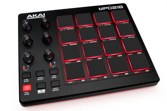 Akai MPD218 USB MIDI Pad Controller