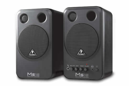 Behringer MS16 2-Way Active Studio Monitors