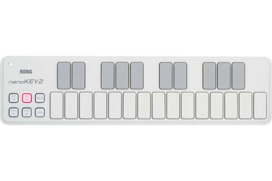 Korg NanoKey 2 USB MIDI Controller Keyboard White