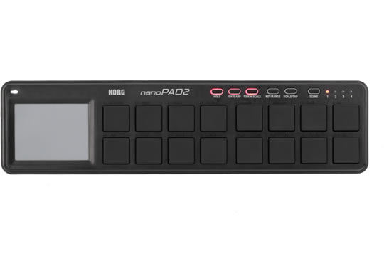 Korg NanoPad 2 USB MIDI Control Surface Black