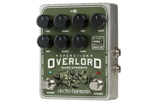 Electro-Harmonix Operation Overlord Overdrive Effects Pedal