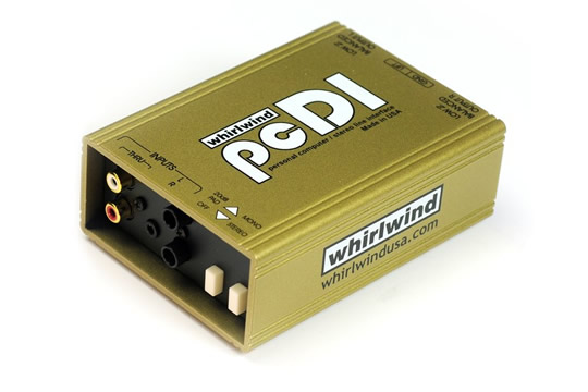 Whirlwind pcDI Passive DI Box for CD MP3 Players
