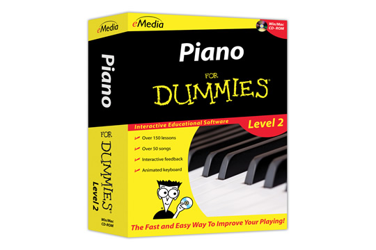 eMedia Piano for Dummies Level 2 Instructional Tutorial CDROM