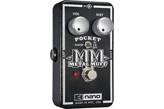 Electro-Harmonix Pocket Metal Muff Distortion Effects Pedal