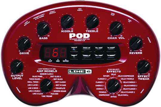 Line 6 POD 2.0 Guitar Effects Processor