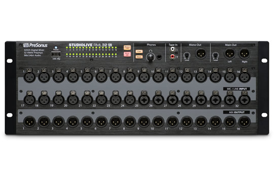 PreSonus StudioLive RML32AI 32CH Rackmount Digital Mixer