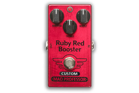 Mad Professor Ruby Red Booster CUSTOM LIMITED EDITION Effects Pedal