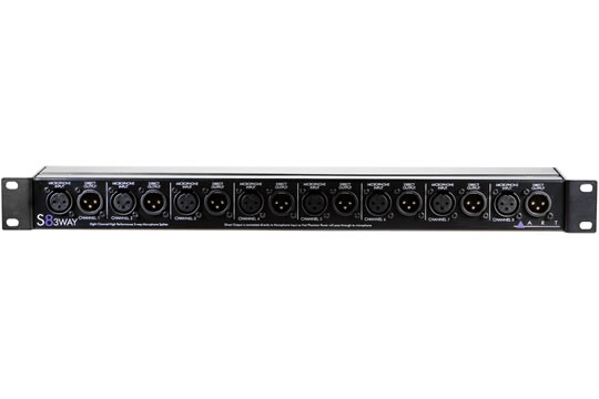 ART S8-3WAY 8-Channel 3-Way Microphone Splitter