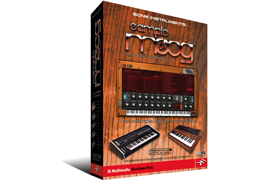 IK Multimedia SampleMoog Moog Software Synth Virtual Instrument