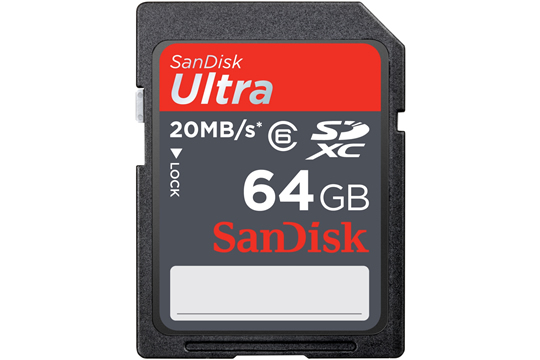 SanDisk SDSDRH064GA11 Class 4 SDXC Card 64GB