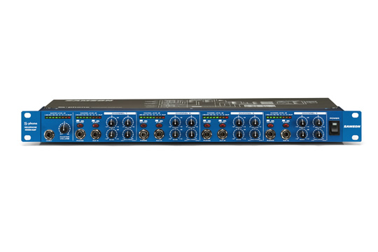 Samson S-PHONE 4-Channel Headphone Mixer Amplifier