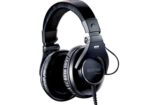 Shure SRH840 Professional Studio Monitoring Headphones