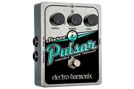 Electro-Harmonix Stereo Pulsar Analog Tremolo Effects Pedal