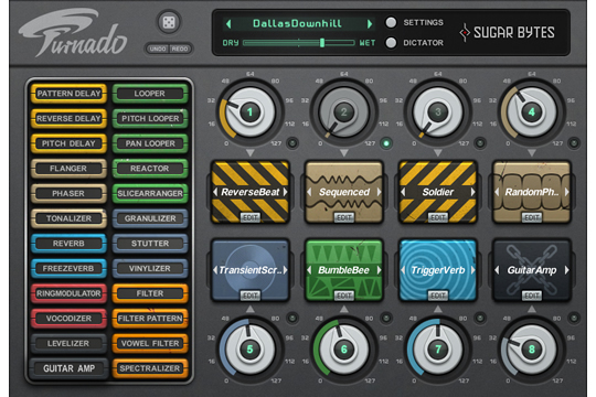 Sugar Bytes TURNADO Action Multi-Effects Plugin (DOWNLOAD)