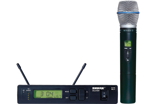 Shure ULXS24-BETA87A Wireless Handheld Microphone System