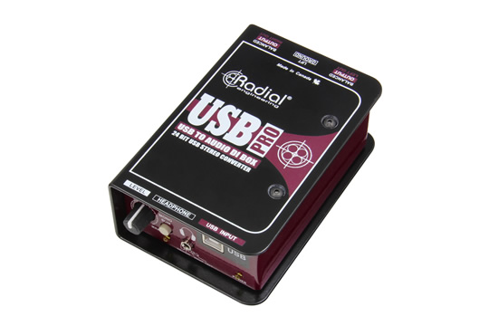 Radial Engineering USB-Pro Digital USB DI Box for Laptops