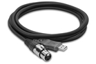 Hosa UXA-110 TrackLink XLR to USB Audio Interface Cable 10FT