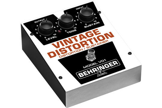 Behringer VD1 Vintage Distortion Effects Pedal