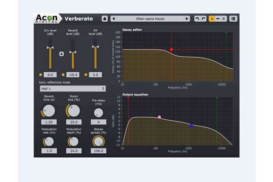 Acon Digital Verberate 2 Reverb Plugin (DOWNLOAD)