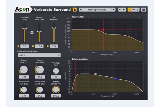 Acon Digital Verberate Surround Reverb Plugin (DOWNLOAD)