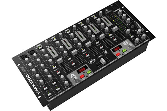 Behringer VMX1000USB 7-Channel Rack DJ Mixer USB Audio Interface
