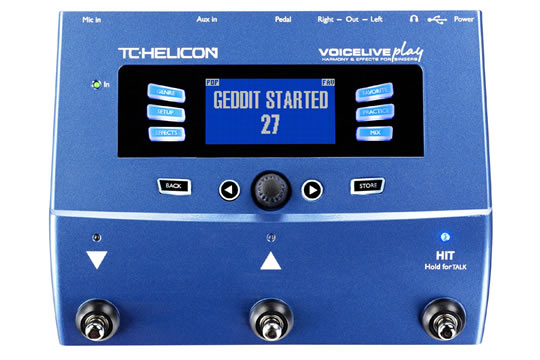 TC Helicon VOICELIVE PLAY Harmony Effects Pedal
