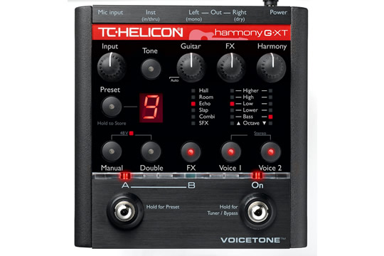 TC Helicon VoiceTone Harmony-G XT Vocal Effects Pedal