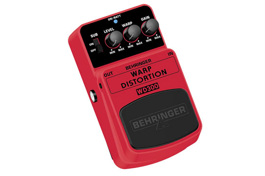Behringer WD300 Warp Distortion Effects Pedal