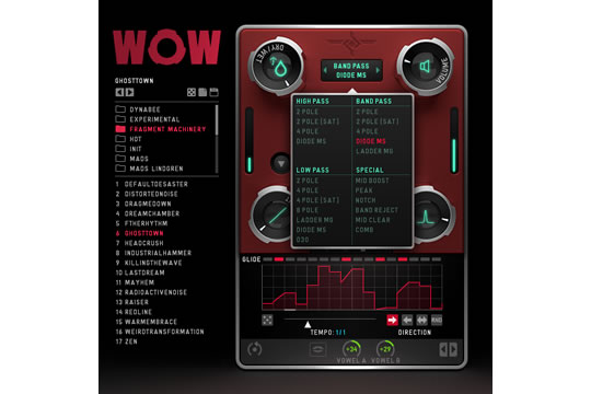 Sugar Bytes WOW 2 Filterbox Plugin (DOWNLOAD)