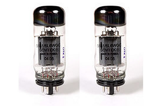 Yorkville 5881M Sovtek 6L6GWC Output Tube Matched Set